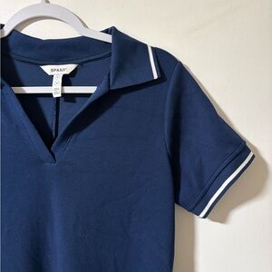 SPANX AirEssentials Pique Polo Midi Dress